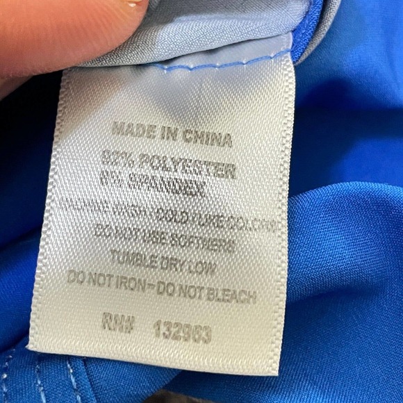 Fuji 30 Mens Blue Flat Front Medium Wash Inverted Fight Board Shorts - Picture 4 of 7